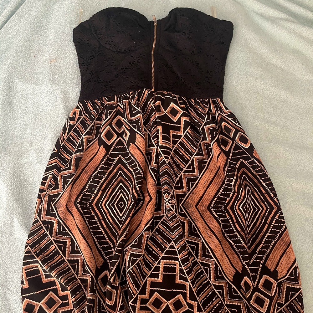 Lightweight strapless summer dress